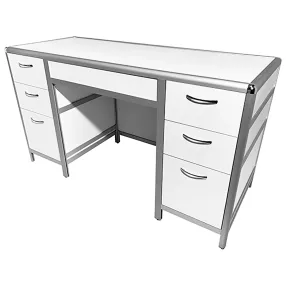 стол лабораторный med 10.007al (белый)