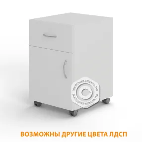 тумба подкатная тп-14 (лдсп белый)
