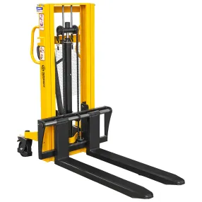 ручной гидравлический штабелер smartlift sda 1020 (1000 кг; 2 м; вилы 300-850 мм)