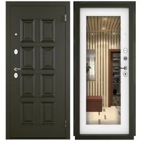 дверь фактум-2050/960/ 6006 зеркало арктик графит