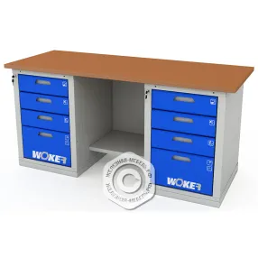 верстак двухтумбовый woker pro 2404.2000