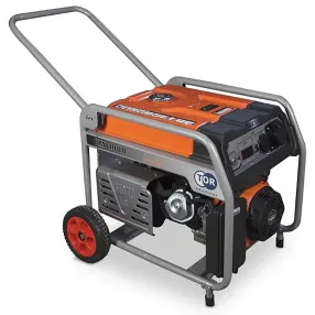 генератор бензиновый tor km11000h 8,0 квт 220в 33 л с кнопкой запуска и колесами