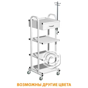 стеллаж-стойка для приборов с ящиком тэ-1.1 (белый)