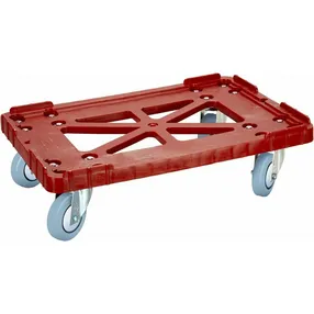 тележка п/э 600х400 резиновые колеса арт. 508-2
