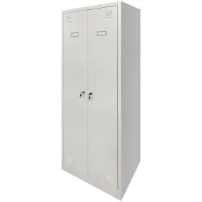 шкаф металлический для одежды двухдверный grette 1850х600х500, артикул jf-2b1a-1