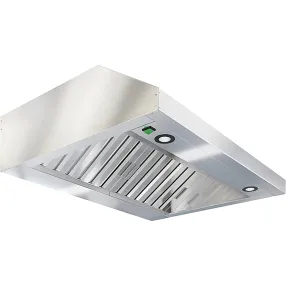 зонт вытяжной пристенный звпп-22/08 с подсветкой