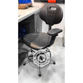 стул pro industrial с подлокотниками