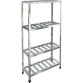 стеллаж производственный с решетчатой полкой стпр-12/5-эц