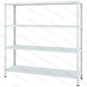 стеллаж мс-750 1500х1500х400 (4 полки мс)