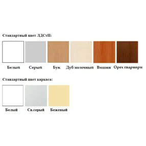 надстройка для стола или тумбы н-4 (лдсп серый)