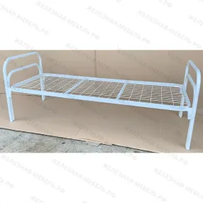 кровать «п-образная двойная» к6411с спинка d32х32, ложе 1900х800, закруг, сетка 100х60, 2 перемычки