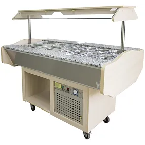 стол охлаждаемый «шведского стола» соэп-шс-г (молочный дуб)