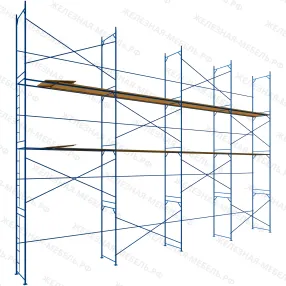 леса рамные строительные лрс-40 8х12 м (2 яруса с настилом)