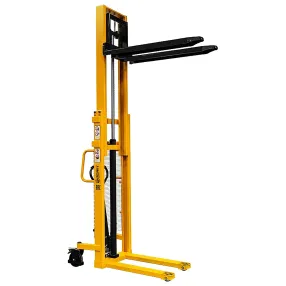 ручной гидравлический штабелер smartlift sda 1025 (1000 кг; 2,5 м; фиксированные вилы)