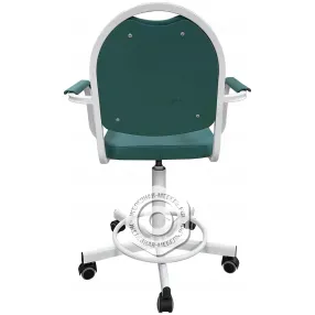 кресло на винтовой опоре кр15/п с подлокотниками