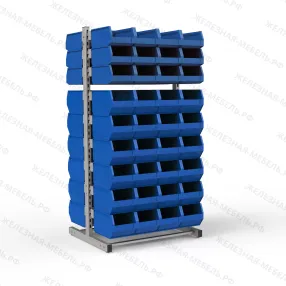 стеллаж двусторонний №126 (1835х950х760)