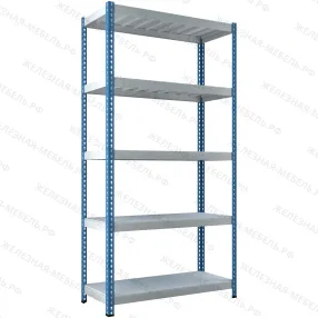 стеллаж sb 3000х1830х910 (5 ярусов с оцинкованным настилом)