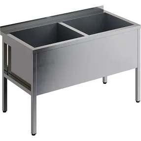 ванна котломоечная с бортом вмск-2/16/8-б