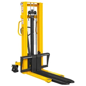 ручной гидравлический штабелер smartlift sda 1025 (1000 кг; 2,5 м; вилы 300-850 мм)