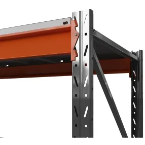 стеллаж оптима 3500х2500х785 (4 яруса, настил металл)