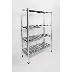 стеллаж производственный с решетчатой полкой стпр-12/5-эц