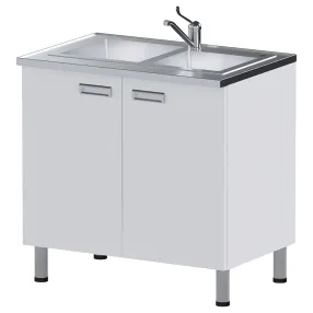 стол с мойкой forlab сл-03-216 (сл-03-мск) постформинг