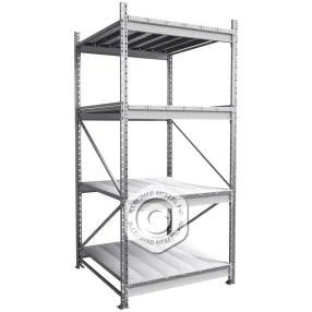 стеллаж ms pro z 2000х900х1000 (4 яруса с настилом)
