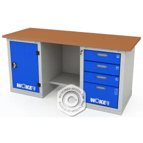 верстак двухтумбовый woker pro 2104.1800
