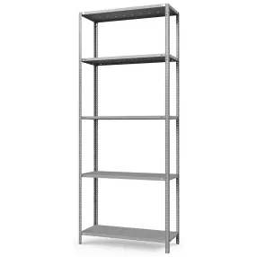 стеллаж металлический тс лайт 2500х700х500 (5 перфорированных полок)