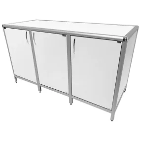 стол-тумба лабораторная med 12.018al (белый)