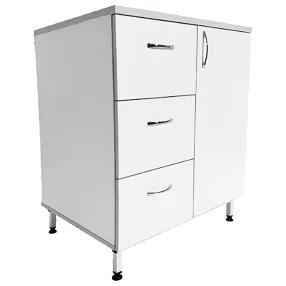 стол-тумба лабораторная тл 18.006 (белый)