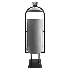 парковая урна «рубин 50 с крышкой и пепельницей»