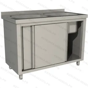 стол производственный купе спзк2м-14/7-бл