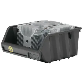 ящик пластиковый практик esd 200x157x90 антистатический