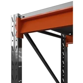 стеллаж оптима 3500х2500х785 (4 яруса, настил металл)