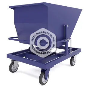 тележка под металлическую стружку и сож (без колёс)