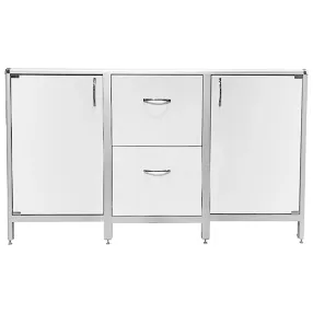 стол-тумба лабораторная med 12.017al (белый)