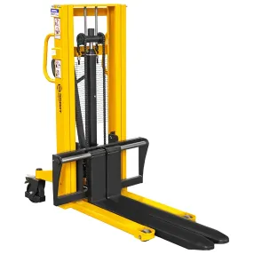 ручной гидравлический штабелер smartlift sda 1020 (1000 кг; 2 м; вилы 300-850 мм)