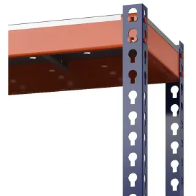 стеллаж металлический профи-т 3000х1540х455 (5 перфорированных оцинкованных мет. усиленных полок)