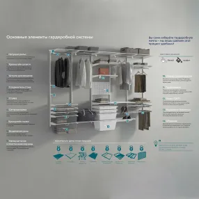 корзина мелкосетчатая практик home gbm 45х20 графит
