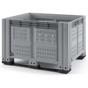 пластиковый контейнер ibox 1200х1000 (перфорированный, на полозьях) арт. 11.603.92.ре.с9