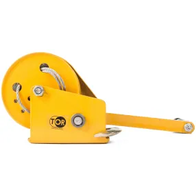 лебедка ручная tor лб-1200 (bhw) г/п 0,54 т длина троса 10 м